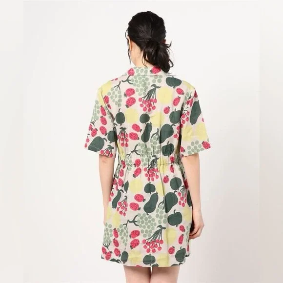 Marimekko Herkku Pieni Tori Linen Shirtdress in EU 40, US M - Picture 3 of 8